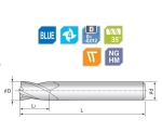 HSKE 4000 (4 Flutes Square Endmill) - Booyoung