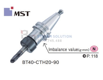 BT40-CTH20-90 (COLLET HOLDER) - MST