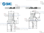 ZP10BN (Giác hút chân không bắng cao su) - SMC